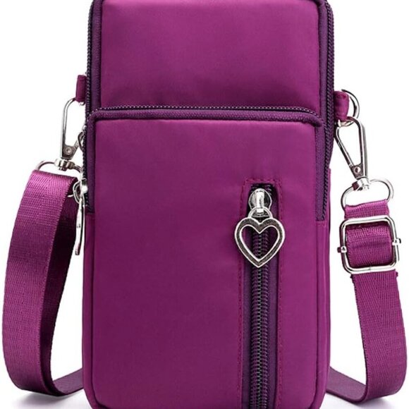 Small Crossbody Wallet Phone Bag Women Mini Crossbody Purse Cell Phone Shoulder - Picture 1 of 8